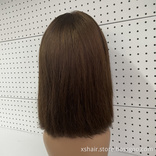 Factory Lace Front Vending Hd Lace Bob Blonde Indian Woman Human Hair Wig